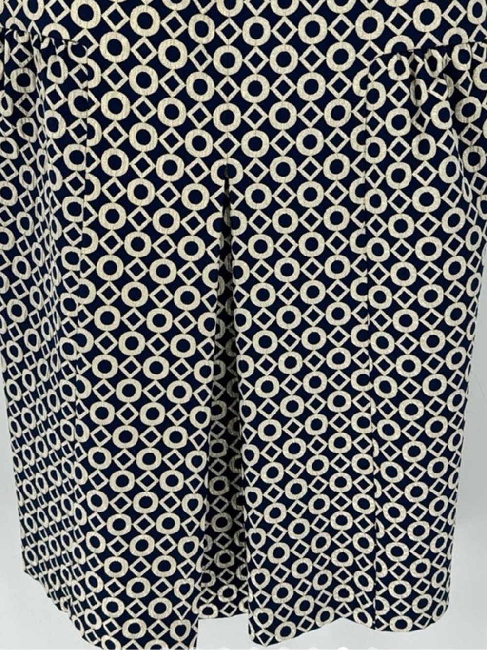 Lauren Ralph Lauren Navy & Gold Brocade Sheath Dress - Picture 5 of 9
